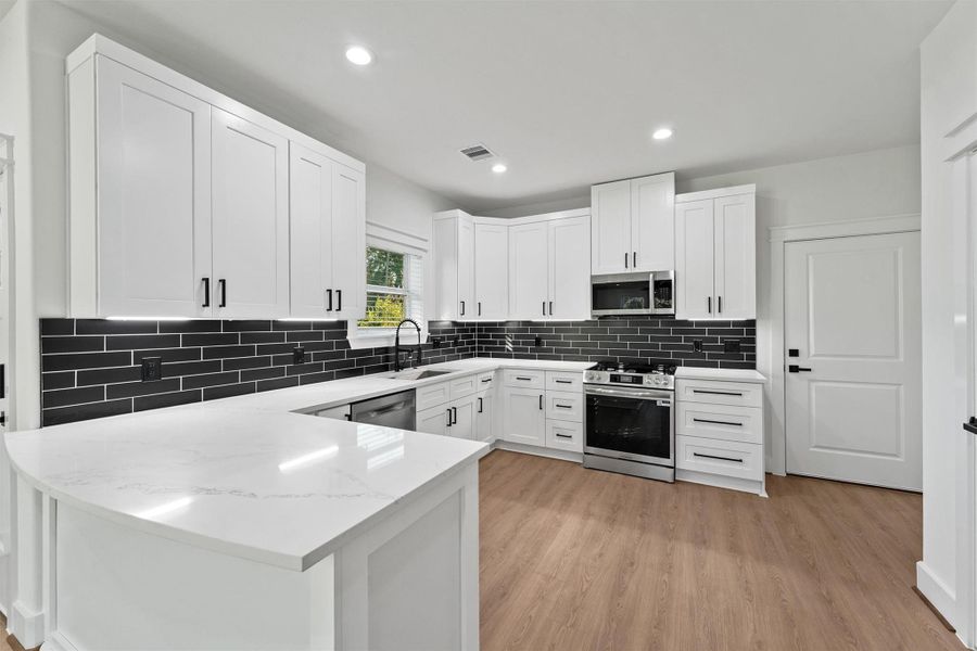 Furnished interior view inside a new home in , Houston (Image 11).