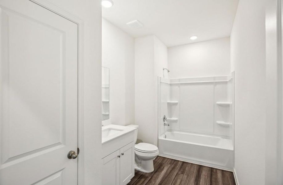 Furnished interior view inside a new home in Castlewood South, Taylor (Image 4).