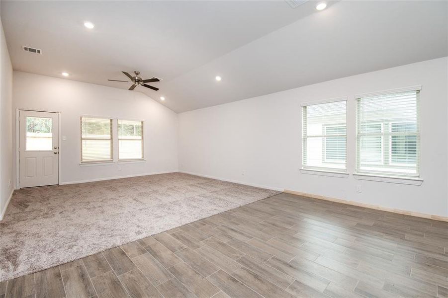 Living Room and Breakfast Area