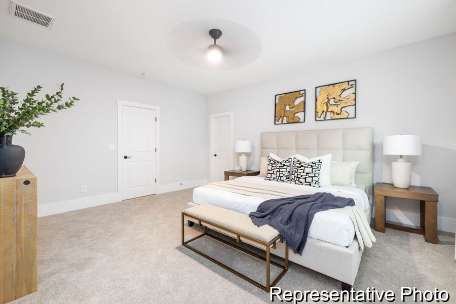 Furnished interior view inside a new home in Whispering Hills, Locust (Image 15). Furnished interior view inside a new home in Whispering Hills, Locust (Image 15).