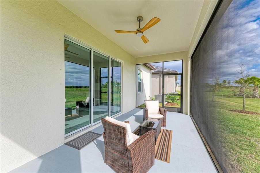 Exterior details and patio area of a home in , Parrish (Image 32).