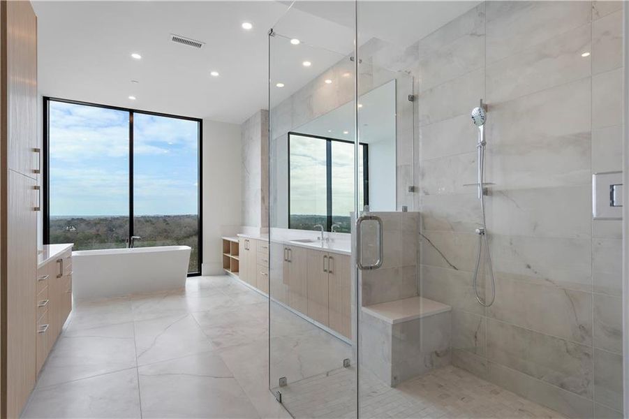 Furnished interior view inside a new home in The Dillon Buckhead, Atlanta (Image 14).