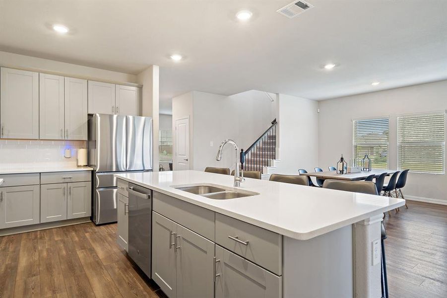 Furnished interior view inside a new home in Northstar, Haslet (Image 29).