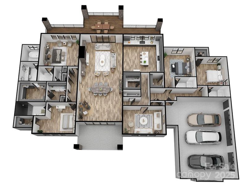2D floor plan layout of this home in , Fort Mill, SC (Image 3).