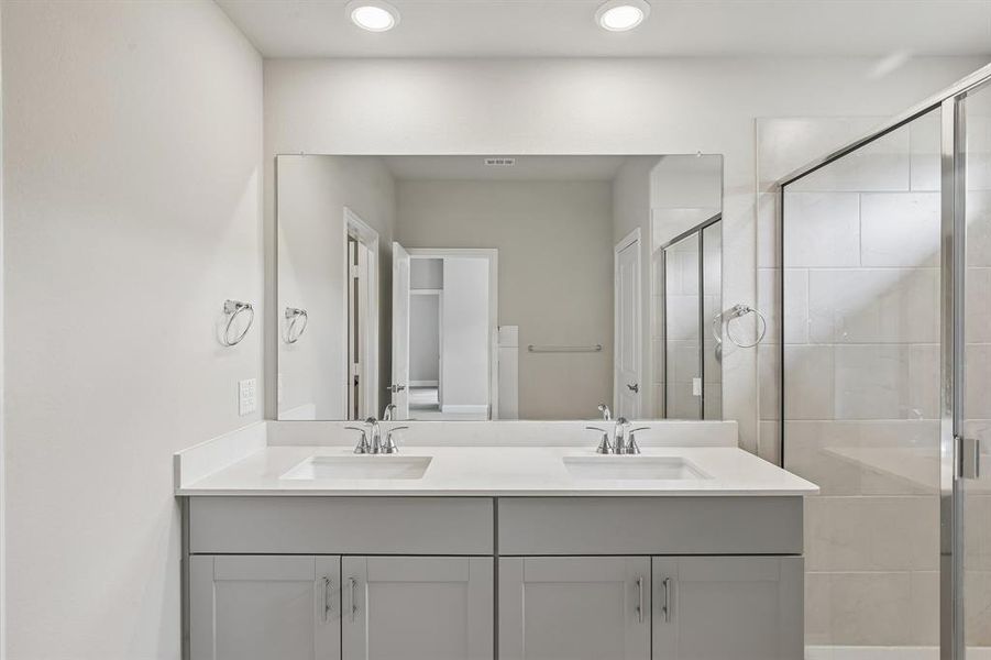 Furnished interior view inside a new home in Lakehaven - Signature Series, Farmersville (Image 13). Furnished interior view inside a new home in Lakehaven - Signature Series, Farmersville (Image 13).