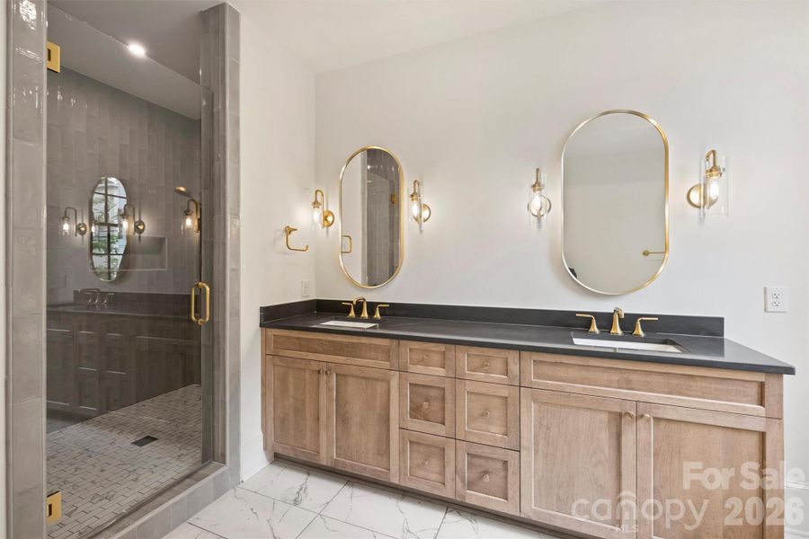 Furnished interior view inside a new home in , Charlotte (Image 18). Furnished interior view inside a new home in , Charlotte (Image 18).