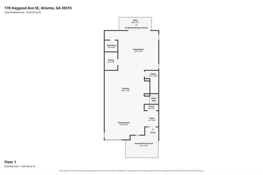2D floor plan layout of this home in , Atlanta, GA (Image 4). 2D floor plan layout of this home in , Atlanta, GA (Image 4).