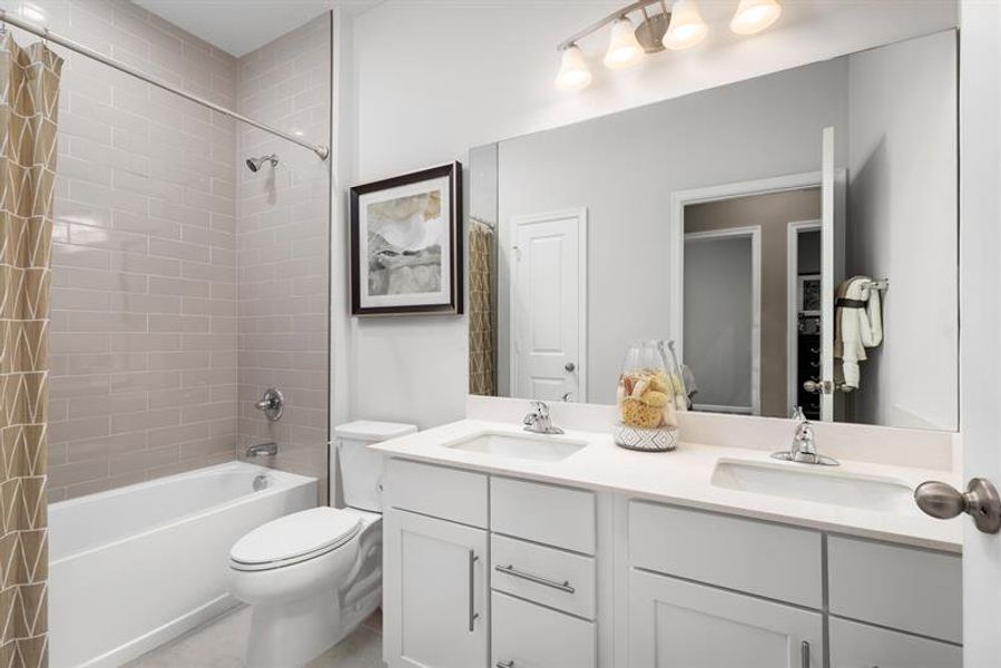 Representative furnished interior of a home built from the Peterson Cove by Ryan Homes in Morningside Reserve, Leesburg (Image 12).