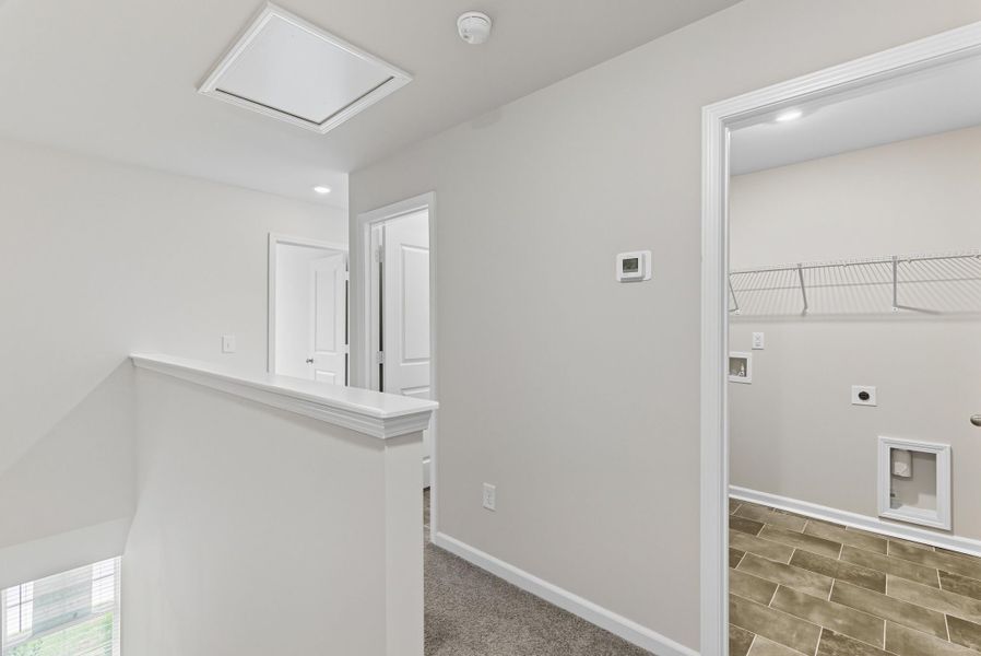Representative unfurnished interior of a home built from the Palmetto II by McGuinn Homes in Clarke Townes, Anderson (Image 57).