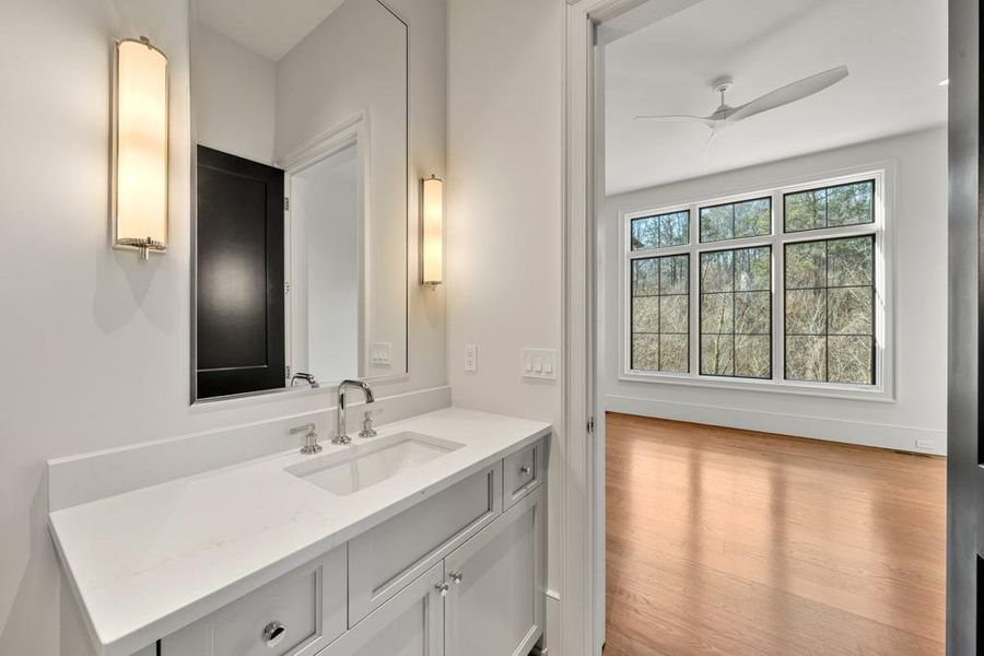 Furnished interior view inside a new home in Blue Heron Walk, Atlanta (Image 17).