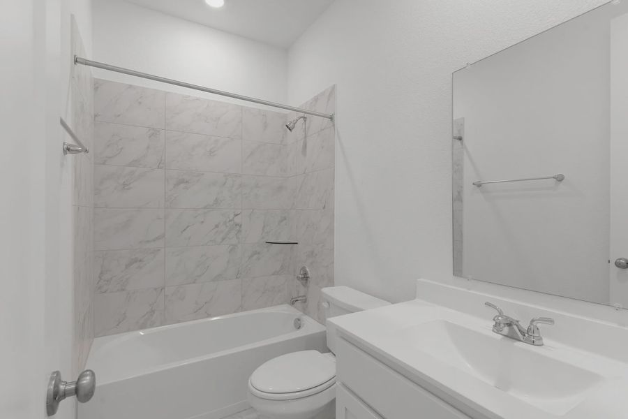 Representative furnished interior of a home built from the Annie by Chesmar Homes in Nolina, Georgetown (Image 6).