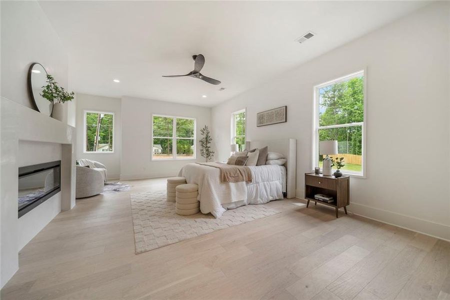 Furnished interior view inside a new home in , Lawrenceville (Image 9).