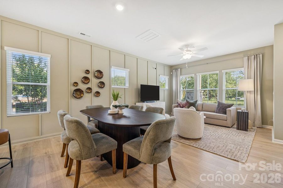 Example rendering Only - Home under construction with estimated completion in April or May.