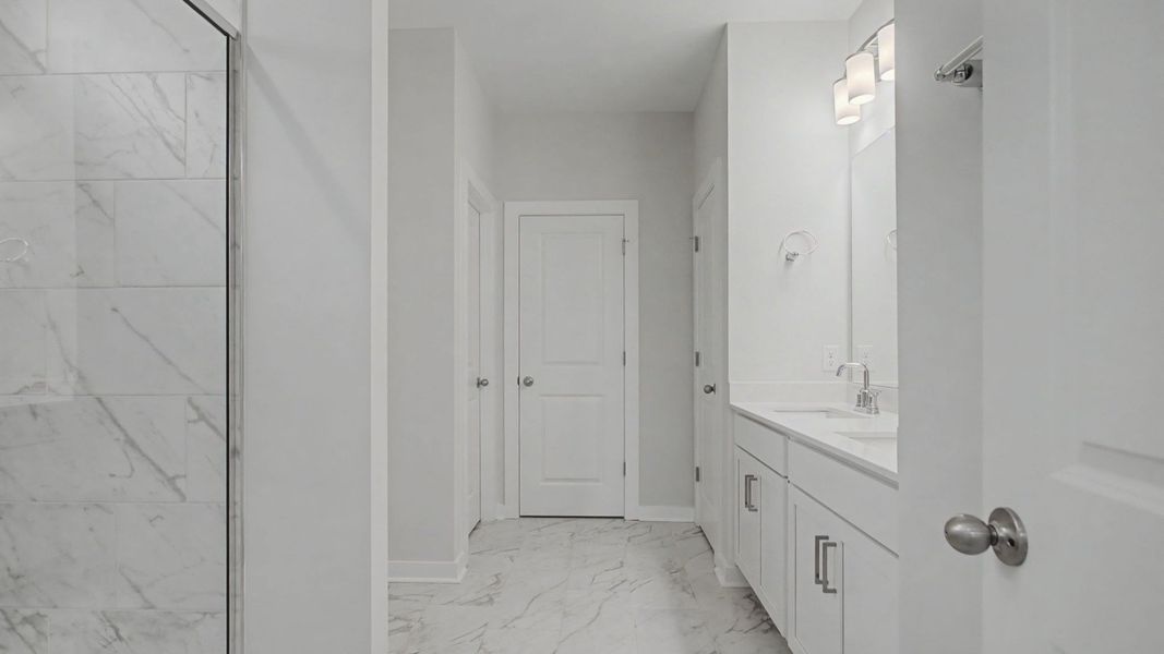 Furnished interior view inside a new home in Cottages of Bearwood, Mount Pleasant (Image 28).