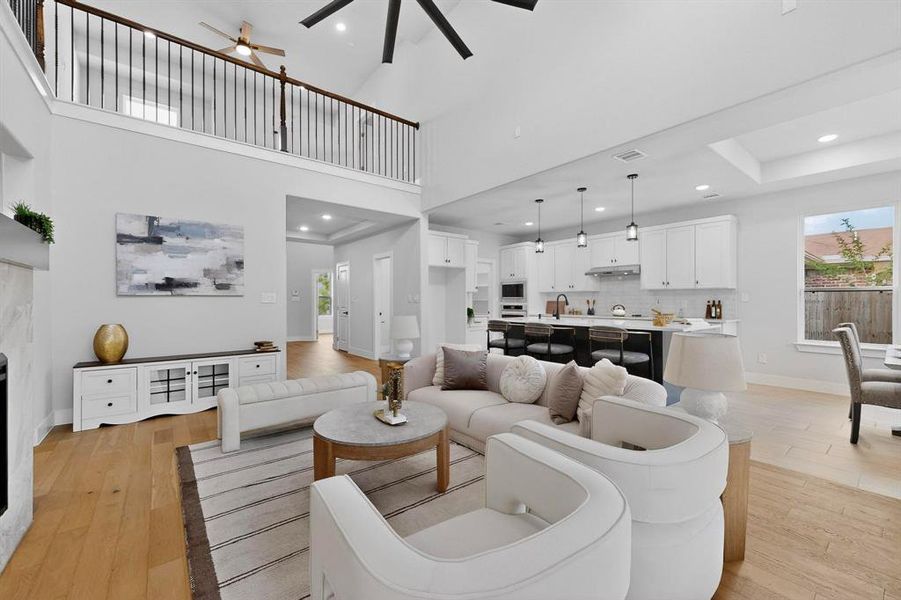 Furnished interior view inside a new home in , Rowlett (Image 27).