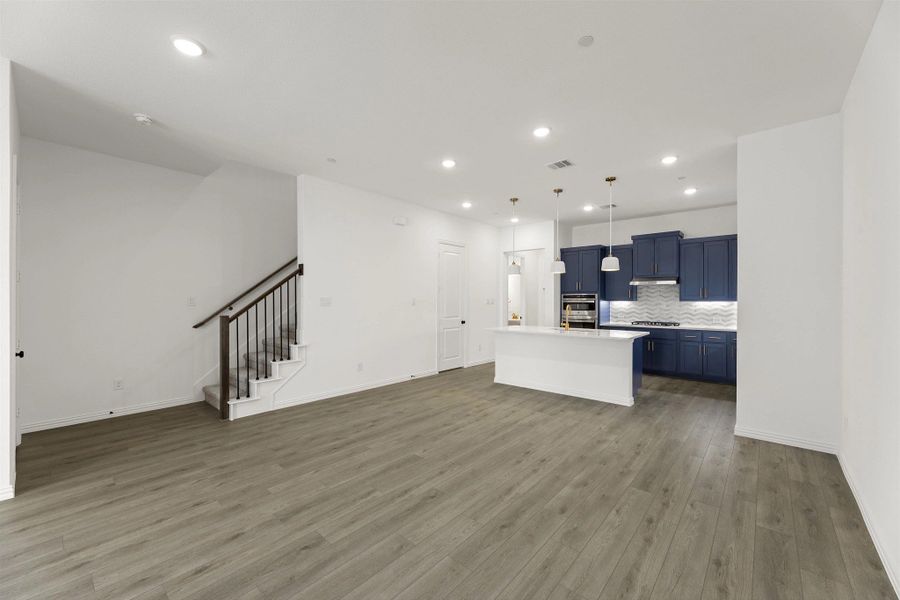 Open Kitchen-Living-Dining Room Representative Photo featuring the Sapphire Collection Open Kitchen-Living-Dining Room Representative Photo featuring the Sapphire Collection