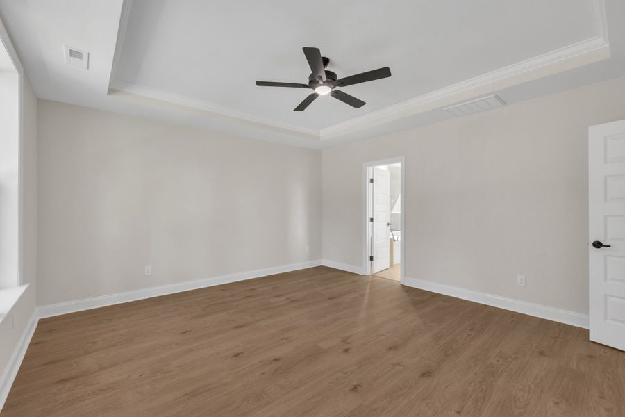 Representative unfurnished interior of a home built from the The Bradley by RobuckHomes in Baylee Ridge, Selma (Image 142). Representative unfurnished interior of a home built from the The Bradley by RobuckHomes in Baylee Ridge, Selma (Image 142).