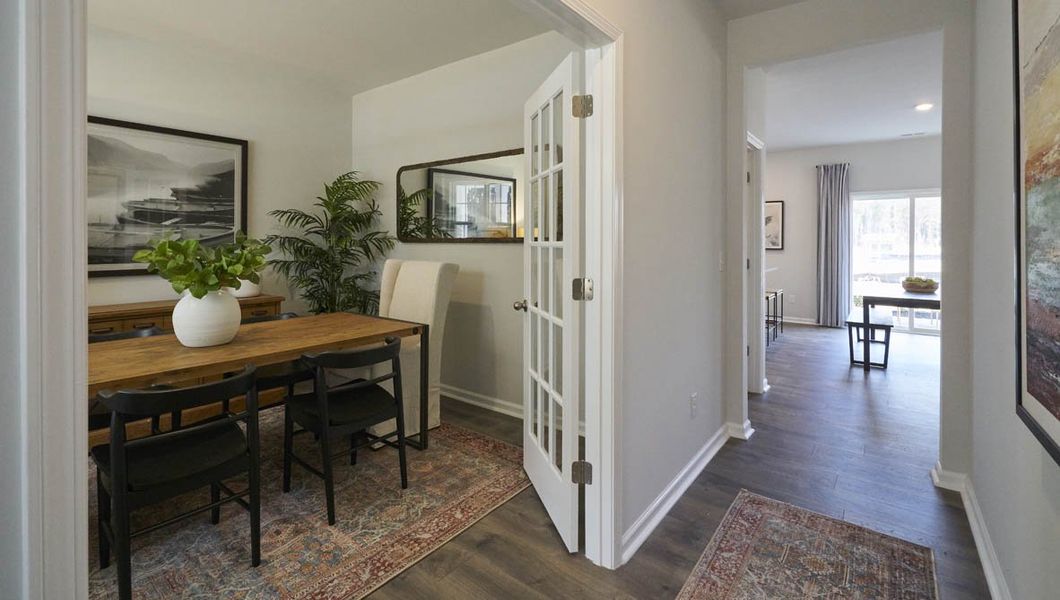 Representative furnished interior of a home built from the Penwell by D.R. Horton in Fishel Village, Winston-Salem (Image 6). Representative furnished interior of a home built from the Penwell by D.R. Horton in Fishel Village, Winston-Salem (Image 6).