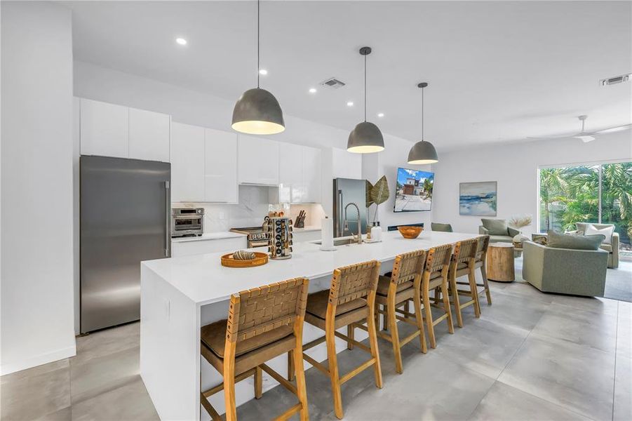 Furnished interior view inside a new home in , Sarasota (Image 51).