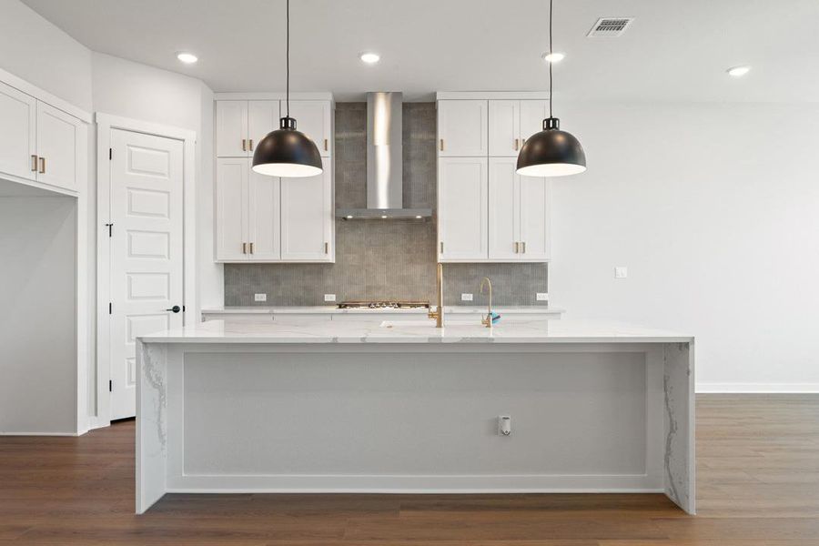 Furnished interior view inside a new home in Lariat, Liberty Hill (Image 8).