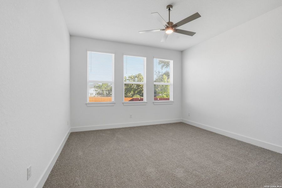 Spacious, unfurnished interior of a new home in Stillwater Ranch, San Antonio (Image 25). Spacious, unfurnished interior of a new home in Stillwater Ranch, San Antonio (Image 25).