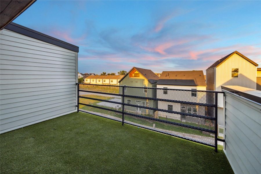 3904 Zina Way rooftop terrace.