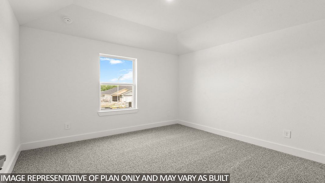Representative unfurnished interior of a home built from the E60E by D.R. Horton in Riverside Estates, Mont Belvieu (Image 19).