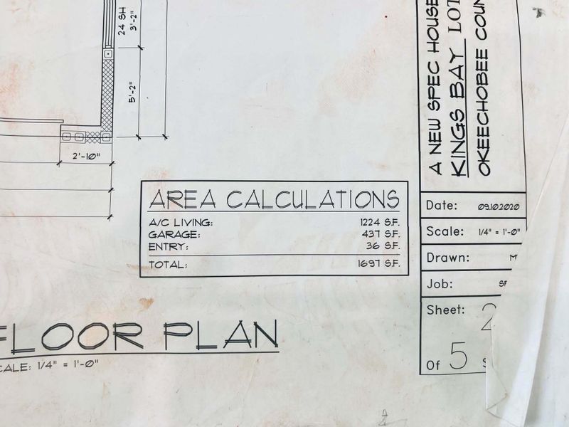 2D floor plan layout of this home in , Okeechobee, FL (Image 4).