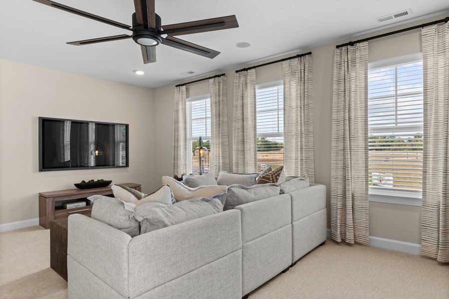 Representative furnished interior of a home built from the The Waverunner by Chesapeake Homes in Coastal Club of the Carolinas, Calabash (Image 25).