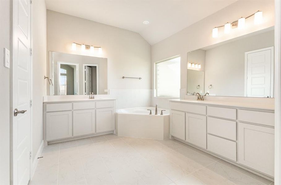 Furnished interior view inside a new home in Ten Mile Creek Estates, DeSoto (Image 11).