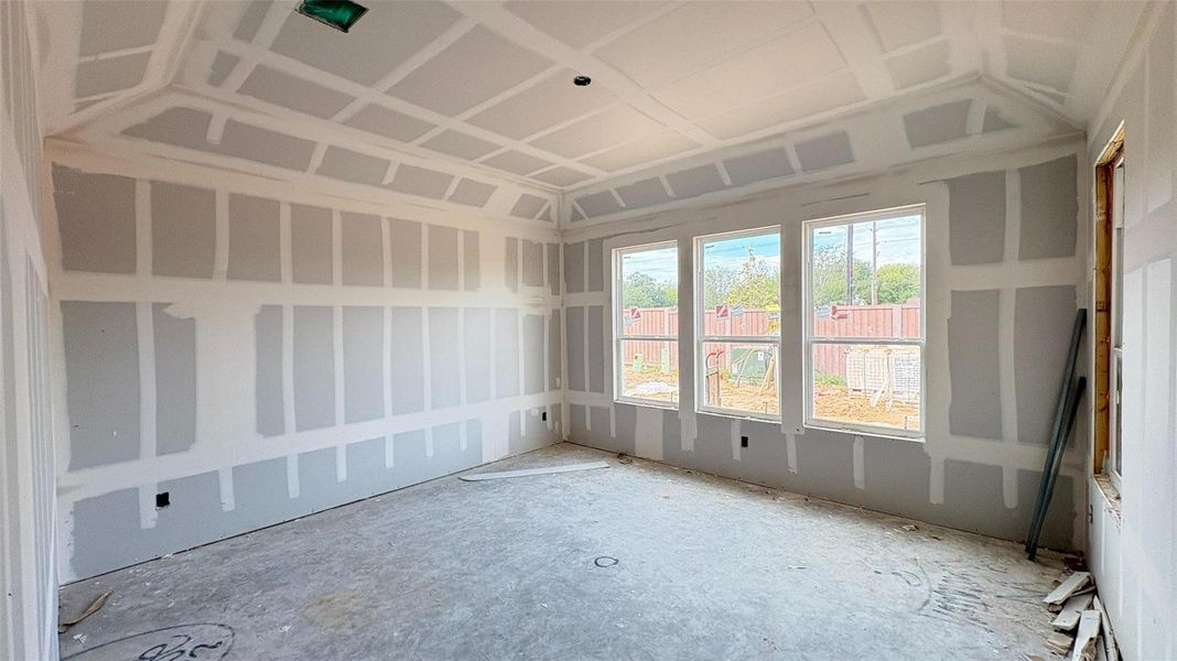 Actual progress of your home.