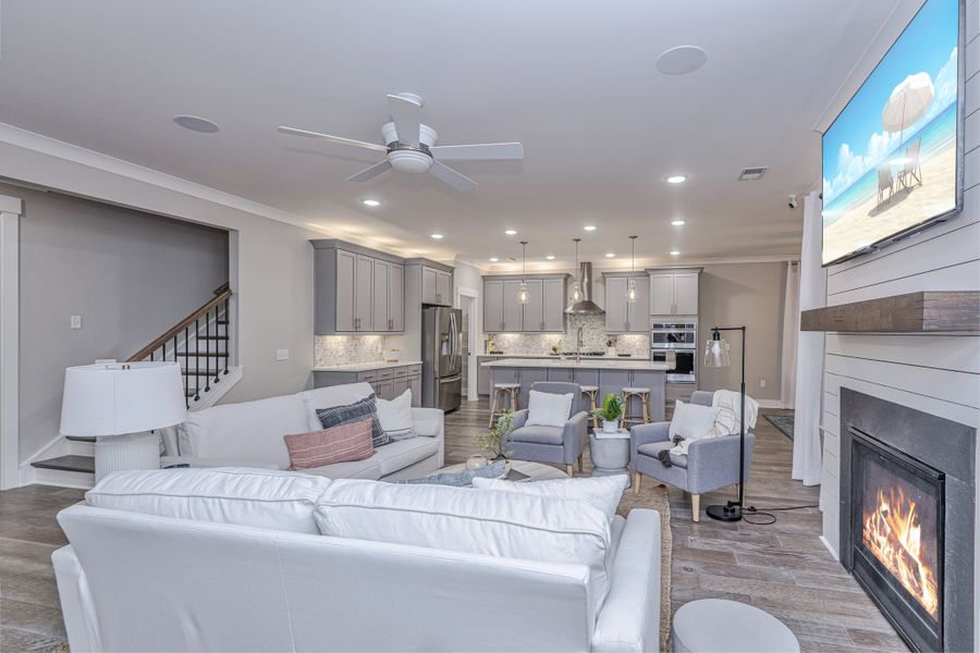 Furnished interior view inside a new home in Central Estates, Summerville (Image 11).