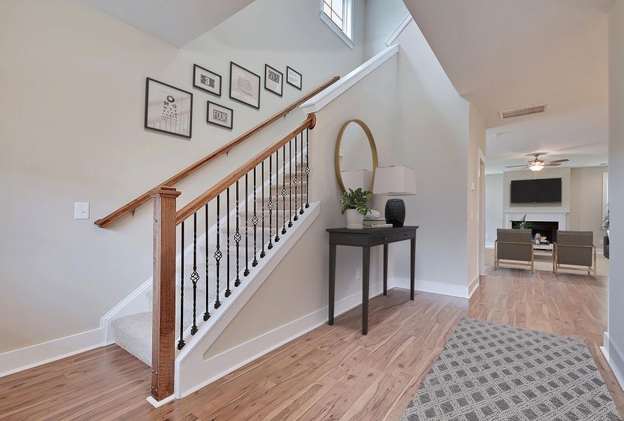 Furnished interior view inside a new home in Indigo Place, North Charleston (Image 9).