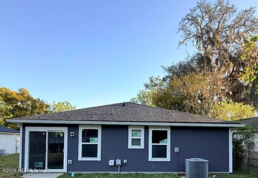 Exterior details and patio area of a home in , Jacksonville (Image 1). Exterior details and patio area of a home in , Jacksonville (Image 1).