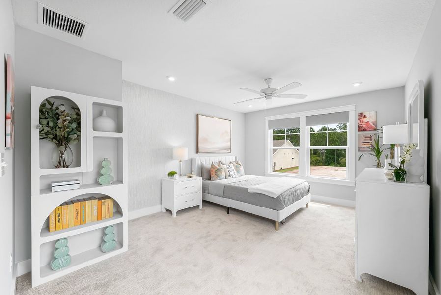 Representative furnished interior of a home built from the Ivy by Fischer Homes in Twin Lakes, Hoschton (Image 38).
