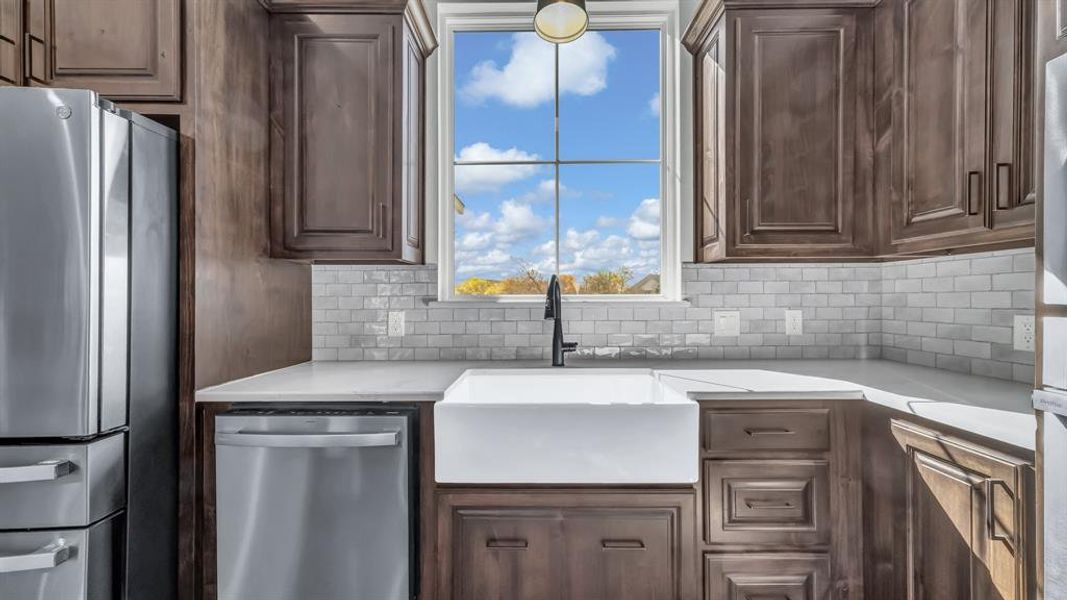Furnished interior view inside a new home in Echo Grove, Poolville (Image 18).