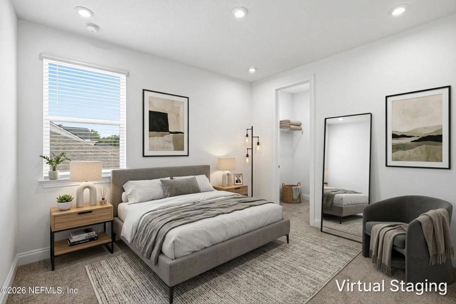 Furnished interior view inside a new home in RiverTown, St. Johns (Image 39).