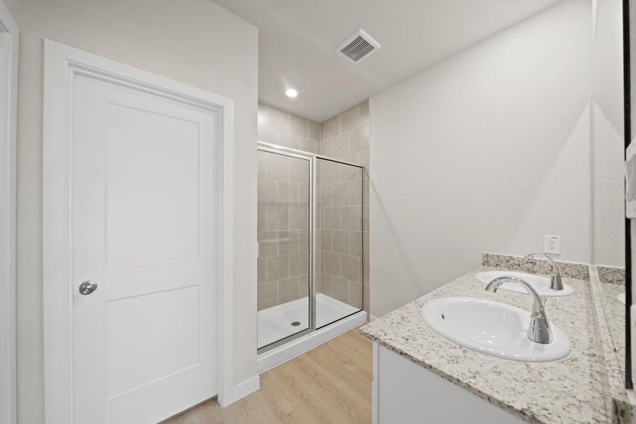 Furnished interior view inside a new home in Riverwood Ranch, Angleton (Image 5).