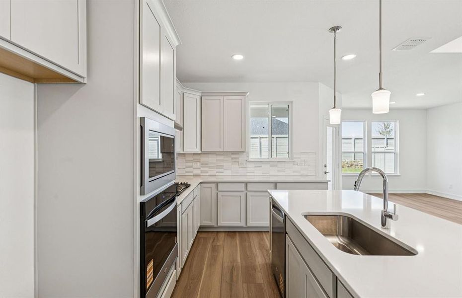Abundant cabinet space in kitchen Abundant cabinet space in kitchen