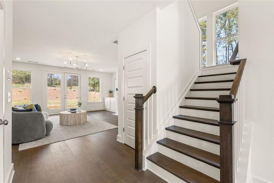 Furnished interior view inside a new home in , Gainesville (Image 16).