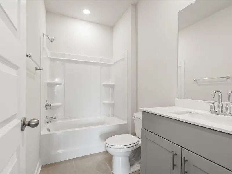 Furnished interior view inside a new home in Creek Ridge - Heritage Collection, Spartanburg (Image 6). Furnished interior view inside a new home in Creek Ridge - Heritage Collection, Spartanburg (Image 6).