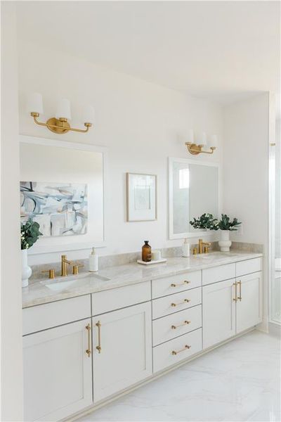 Furnished interior view inside a new home in , Alpharetta (Image 21).