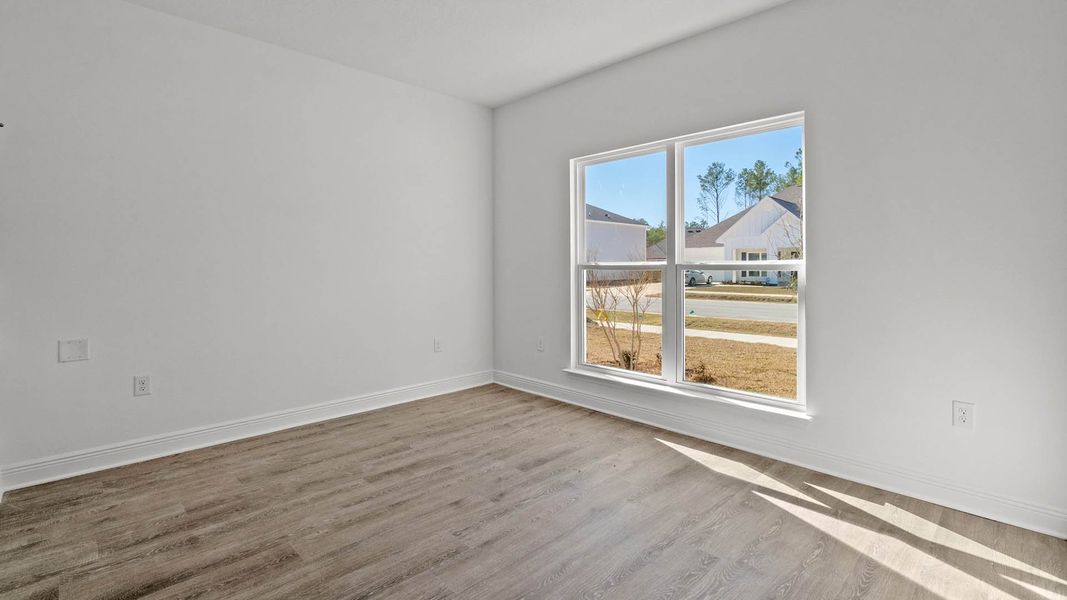 Representative unfurnished interior of a home built from the Camden by D.R. Horton in Owl's Head Farms, Freeport (Image 27).