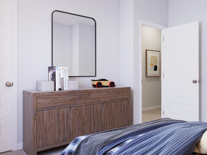 Furnished interior view inside a new home in Christian Meadows, Ennis (Image 9). Furnished interior view inside a new home in Christian Meadows, Ennis (Image 9).