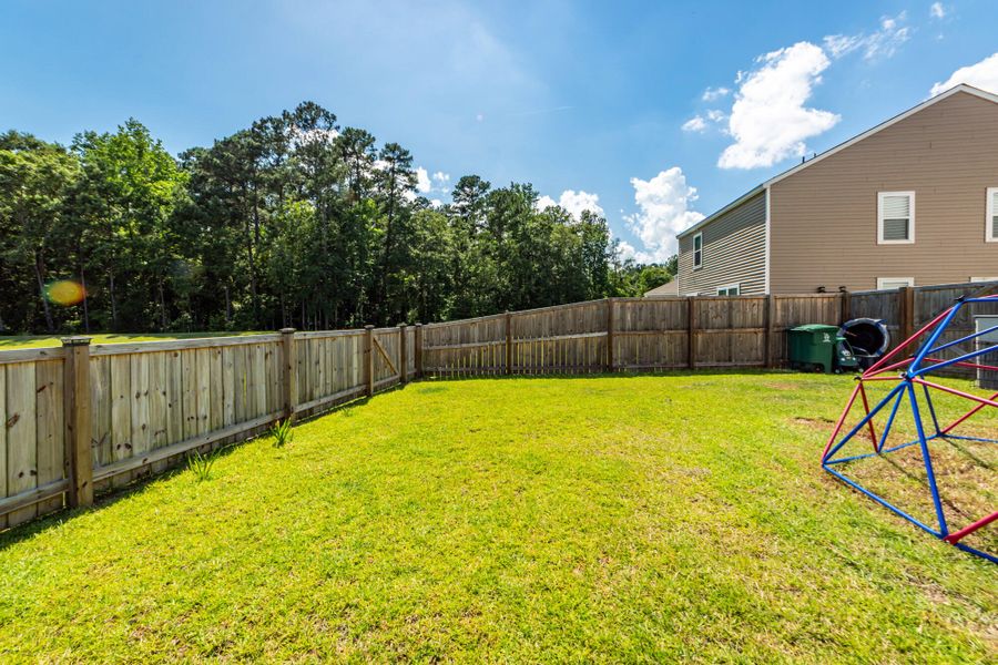 Exterior details and patio area of a home in , Summerville (Image 4). Exterior details and patio area of a home in , Summerville (Image 4).