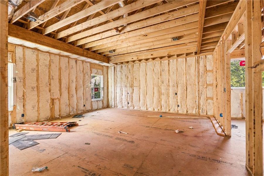 In-progress construction of a new home in , Hoschton, GA (Image 14).