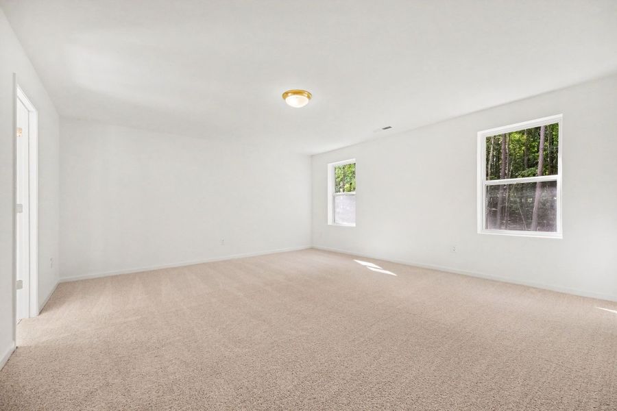 Spacious, unfurnished interior of a new home in Lake Royale, Louisburg (Image 15).