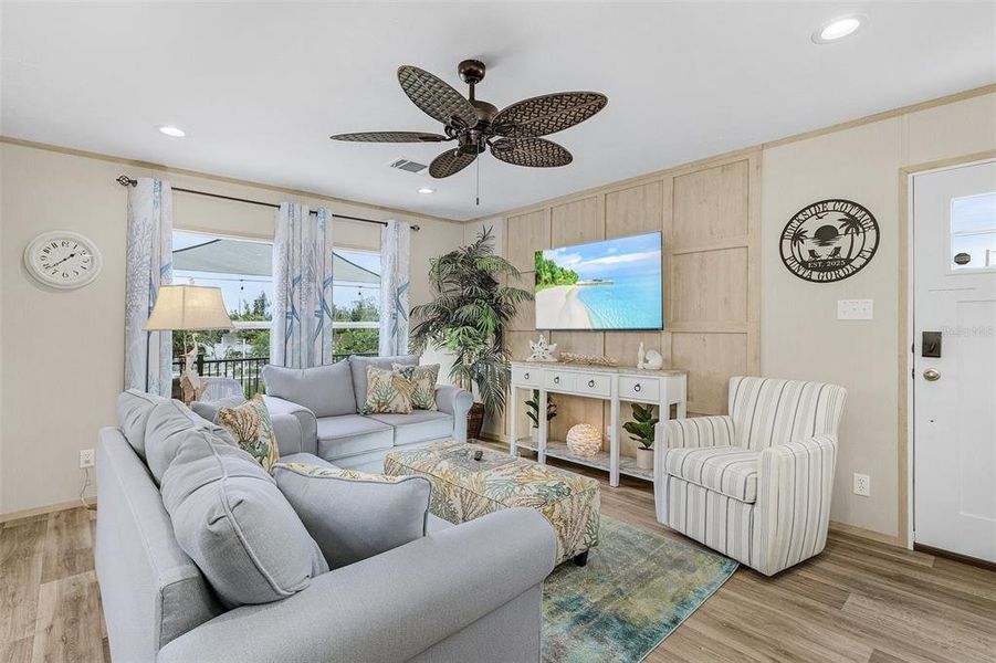 Furnished interior view inside a new home in , Punta Gorda (Image 10).