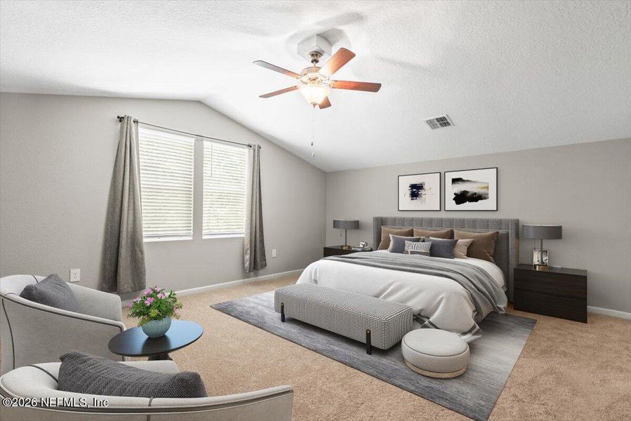 Furnished interior view inside a new home in Pecan Ridge, Jacksonville (Image 34).
