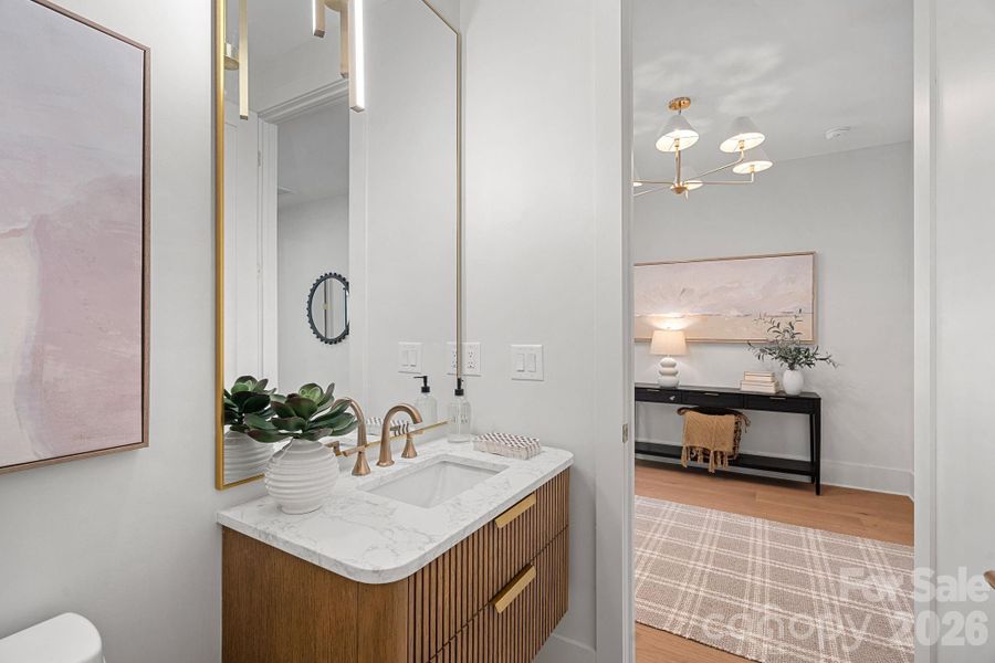 Powder bath downstairs Powder bath downstairs